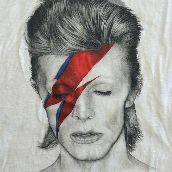 David Bowie Aladdin Sane album art t-shirt Size L - Picture 3 of 4